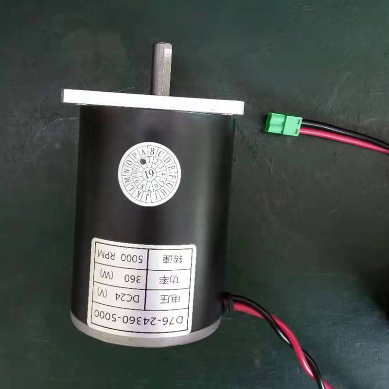 Basic Customization 76mm 24V Small DC Gear Motor 1000rpm 5000rpm Brushed Low Speed PMDC 3600 Rpm Motor