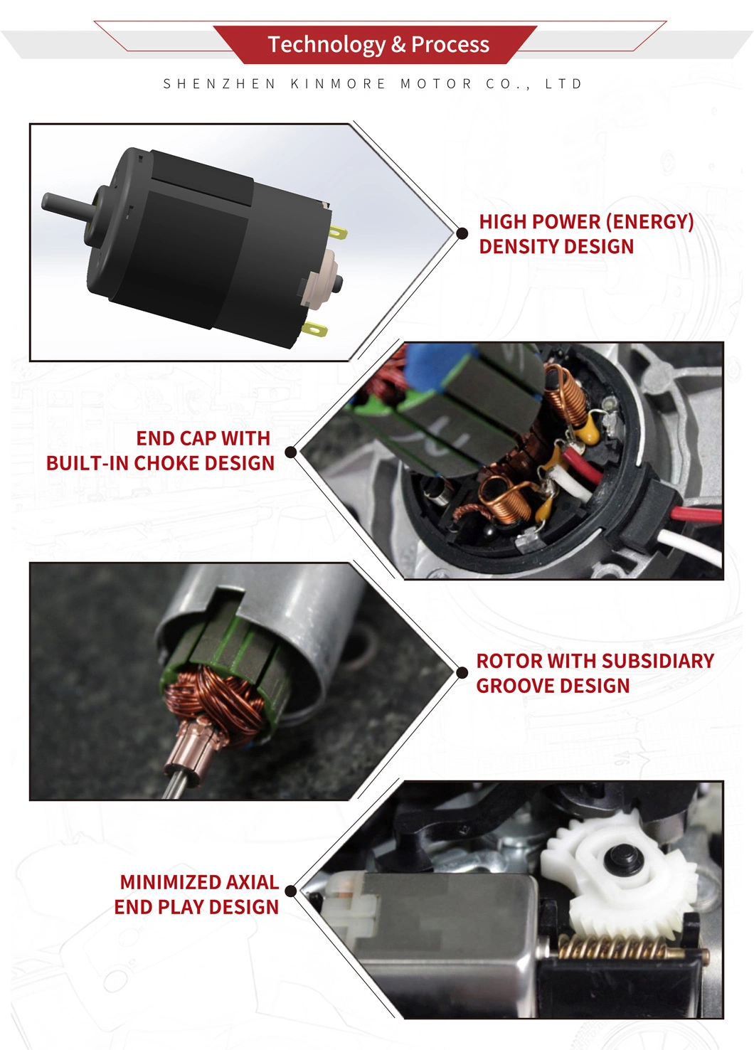 Kinmore Micro 3V 6V 9V 12V Motor Ie1 RC Re Fk FT 260 280 280SA 3525 DC Motor