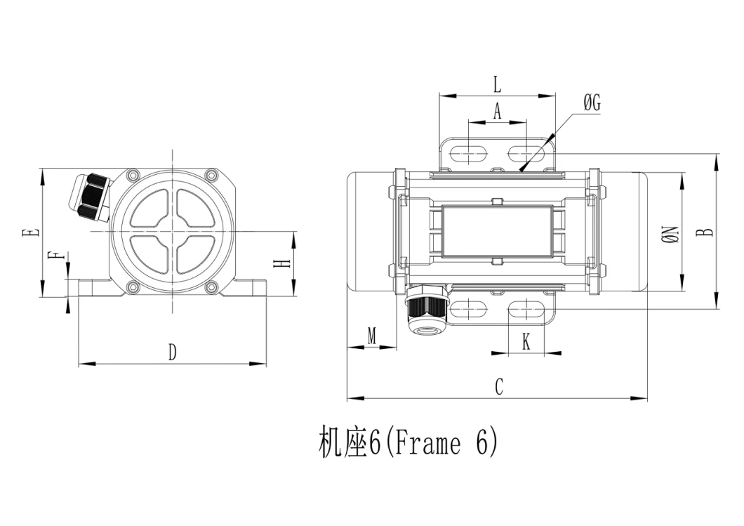 Small Al Alloy 0.03kw Mini High Frequency Mvb20/3 Vibration Motor 10% off for Household and Industrial Using