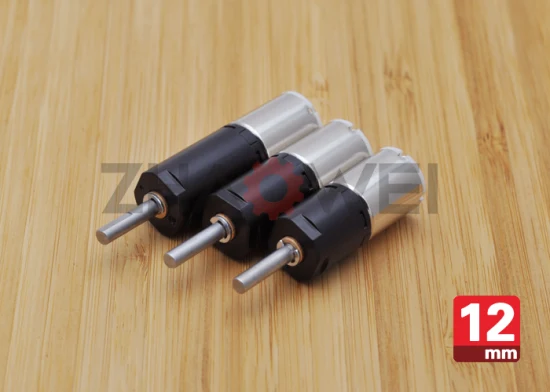 Moteur électrique à engrenages micro à couple élevé 12 mm 3 V